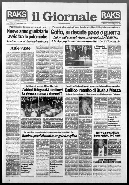 Il giornale : quotidiano del mattino